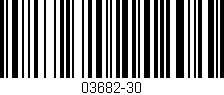 Código de barras (EAN, GTIN, SKU, ISBN): '03682-30'