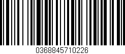 Código de barras (EAN, GTIN, SKU, ISBN): '0368845710226'