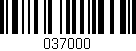 Código de barras (EAN, GTIN, SKU, ISBN): '037000'