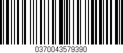 Código de barras (EAN, GTIN, SKU, ISBN): '0370043579390'