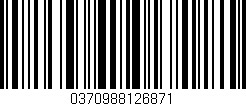 Código de barras (EAN, GTIN, SKU, ISBN): '0370988126871'