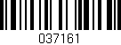 Código de barras (EAN, GTIN, SKU, ISBN): '037161'