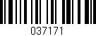 Código de barras (EAN, GTIN, SKU, ISBN): '037171'