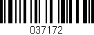 Código de barras (EAN, GTIN, SKU, ISBN): '037172'