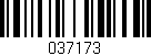 Código de barras (EAN, GTIN, SKU, ISBN): '037173'