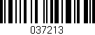 Código de barras (EAN, GTIN, SKU, ISBN): '037213'