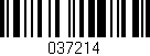 Código de barras (EAN, GTIN, SKU, ISBN): '037214'