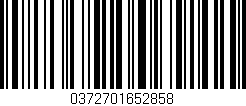 Código de barras (EAN, GTIN, SKU, ISBN): '0372701652858'