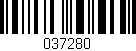 Código de barras (EAN, GTIN, SKU, ISBN): '037280'