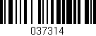 Código de barras (EAN, GTIN, SKU, ISBN): '037314'