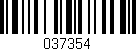 Código de barras (EAN, GTIN, SKU, ISBN): '037354'