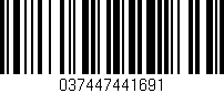 Código de barras (EAN, GTIN, SKU, ISBN): '037447441691'