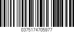 Código de barras (EAN, GTIN, SKU, ISBN): '0375174705977'