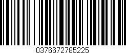 Código de barras (EAN, GTIN, SKU, ISBN): '0376672785225'