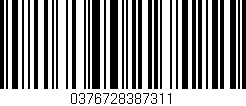 Código de barras (EAN, GTIN, SKU, ISBN): '0376728387311'