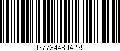 Código de barras (EAN, GTIN, SKU, ISBN): '0377344804275'