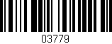 Código de barras (EAN, GTIN, SKU, ISBN): '03779'
