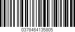 Código de barras (EAN, GTIN, SKU, ISBN): '0378464135805'