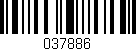 Código de barras (EAN, GTIN, SKU, ISBN): '037886'