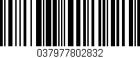 Código de barras (EAN, GTIN, SKU, ISBN): '037977802832'