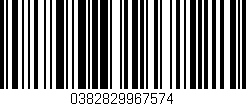 Código de barras (EAN, GTIN, SKU, ISBN): '0382829967574'