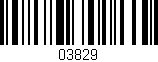 Código de barras (EAN, GTIN, SKU, ISBN): '03829'