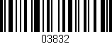 Código de barras (EAN, GTIN, SKU, ISBN): '03832'