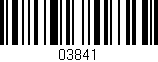 Código de barras (EAN, GTIN, SKU, ISBN): '03841'