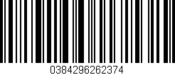 Código de barras (EAN, GTIN, SKU, ISBN): '0384296262374'