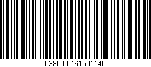 Código de barras (EAN, GTIN, SKU, ISBN): '03860-0161501140'