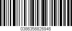 Código de barras (EAN, GTIN, SKU, ISBN): '0386356826946'