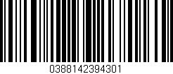 Código de barras (EAN, GTIN, SKU, ISBN): '0388142394301'