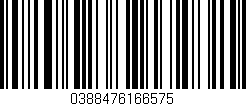 Código de barras (EAN, GTIN, SKU, ISBN): '0388476166575'