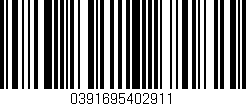 Código de barras (EAN, GTIN, SKU, ISBN): '0391695402911'