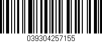 Código de barras (EAN, GTIN, SKU, ISBN): '039304257155'