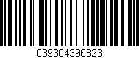 Código de barras (EAN, GTIN, SKU, ISBN): '039304396823'