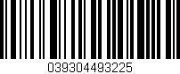 Código de barras (EAN, GTIN, SKU, ISBN): '039304493225'