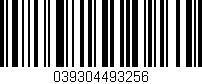 Código de barras (EAN, GTIN, SKU, ISBN): '039304493256'