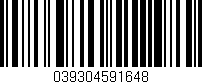 Código de barras (EAN, GTIN, SKU, ISBN): '039304591648'