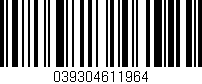 Código de barras (EAN, GTIN, SKU, ISBN): '039304611964'