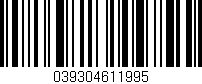 Código de barras (EAN, GTIN, SKU, ISBN): '039304611995'