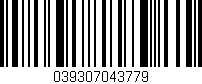 Código de barras (EAN, GTIN, SKU, ISBN): '039307043779'
