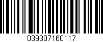 Código de barras (EAN, GTIN, SKU, ISBN): '039307160117'