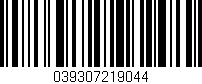 Código de barras (EAN, GTIN, SKU, ISBN): '039307219044'