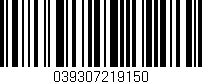 Código de barras (EAN, GTIN, SKU, ISBN): '039307219150'