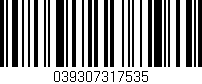 Código de barras (EAN, GTIN, SKU, ISBN): '039307317535'