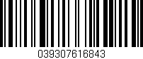 Código de barras (EAN, GTIN, SKU, ISBN): '039307616843'