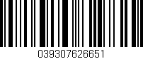 Código de barras (EAN, GTIN, SKU, ISBN): '039307626651'