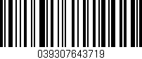 Código de barras (EAN, GTIN, SKU, ISBN): '039307643719'