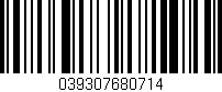 Código de barras (EAN, GTIN, SKU, ISBN): '039307680714'